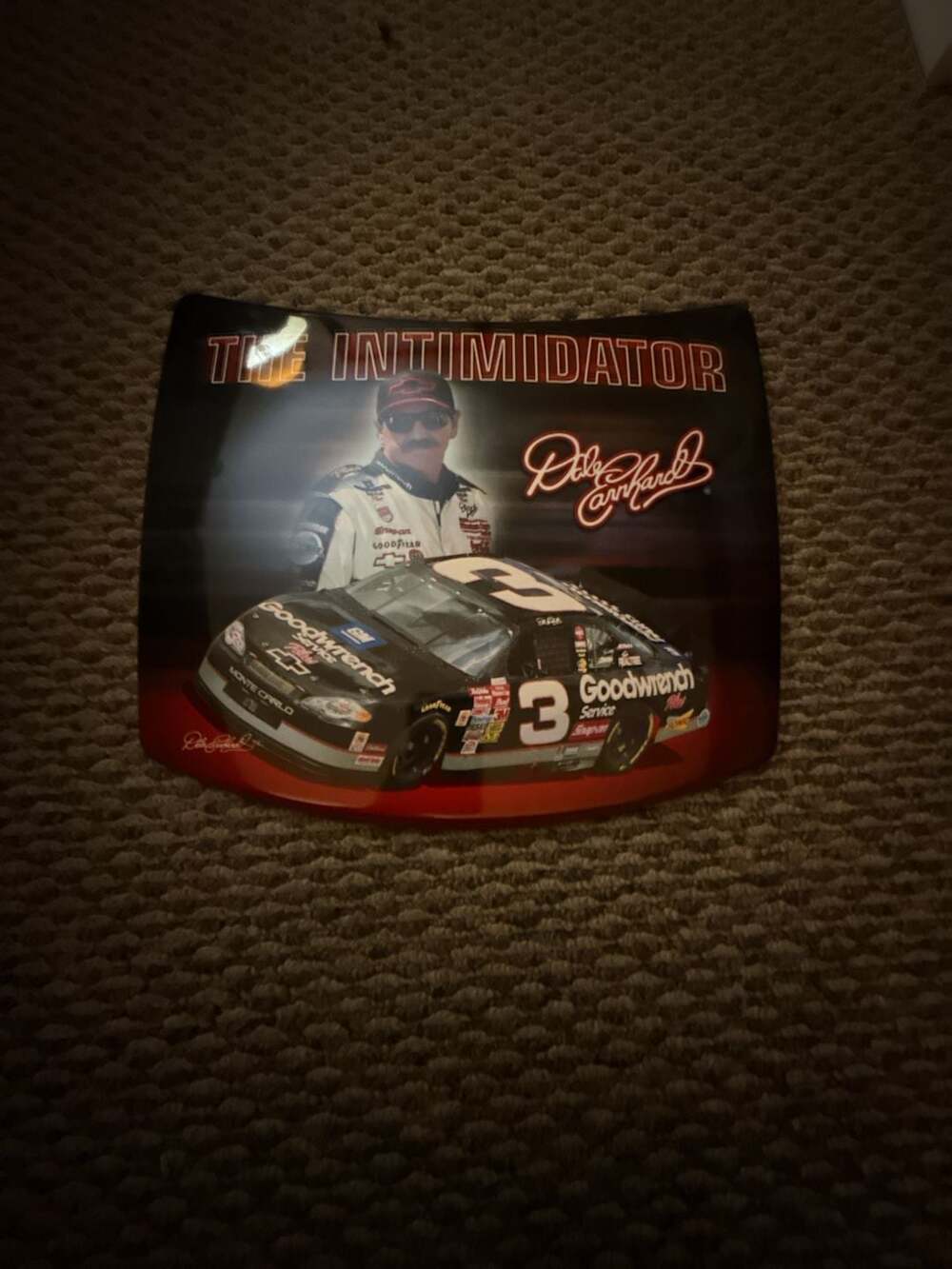 Hi-Rev RedLine Series Dale Earnhardt Sr #3 The Intimidator Replica Mini Hood Wal